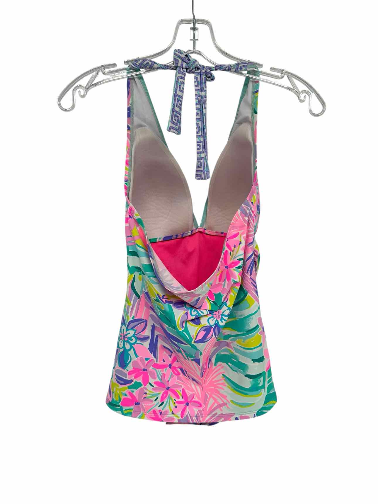 Lilly Pulitzer Bliss Halter Tankini Multi-Color Size 10