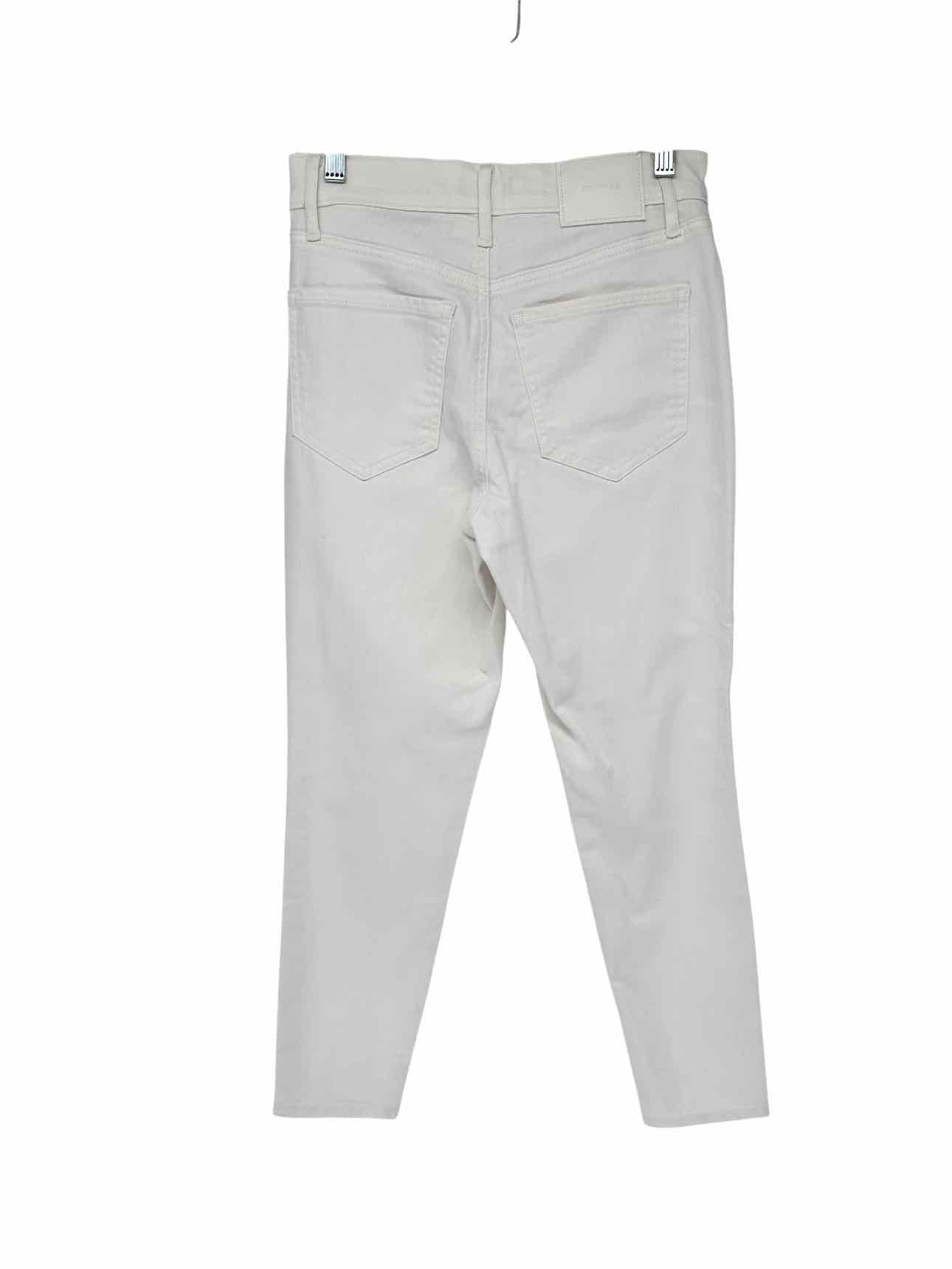 Express Cropped Skinny High Rise White Jeans Size 4R **NEW**
