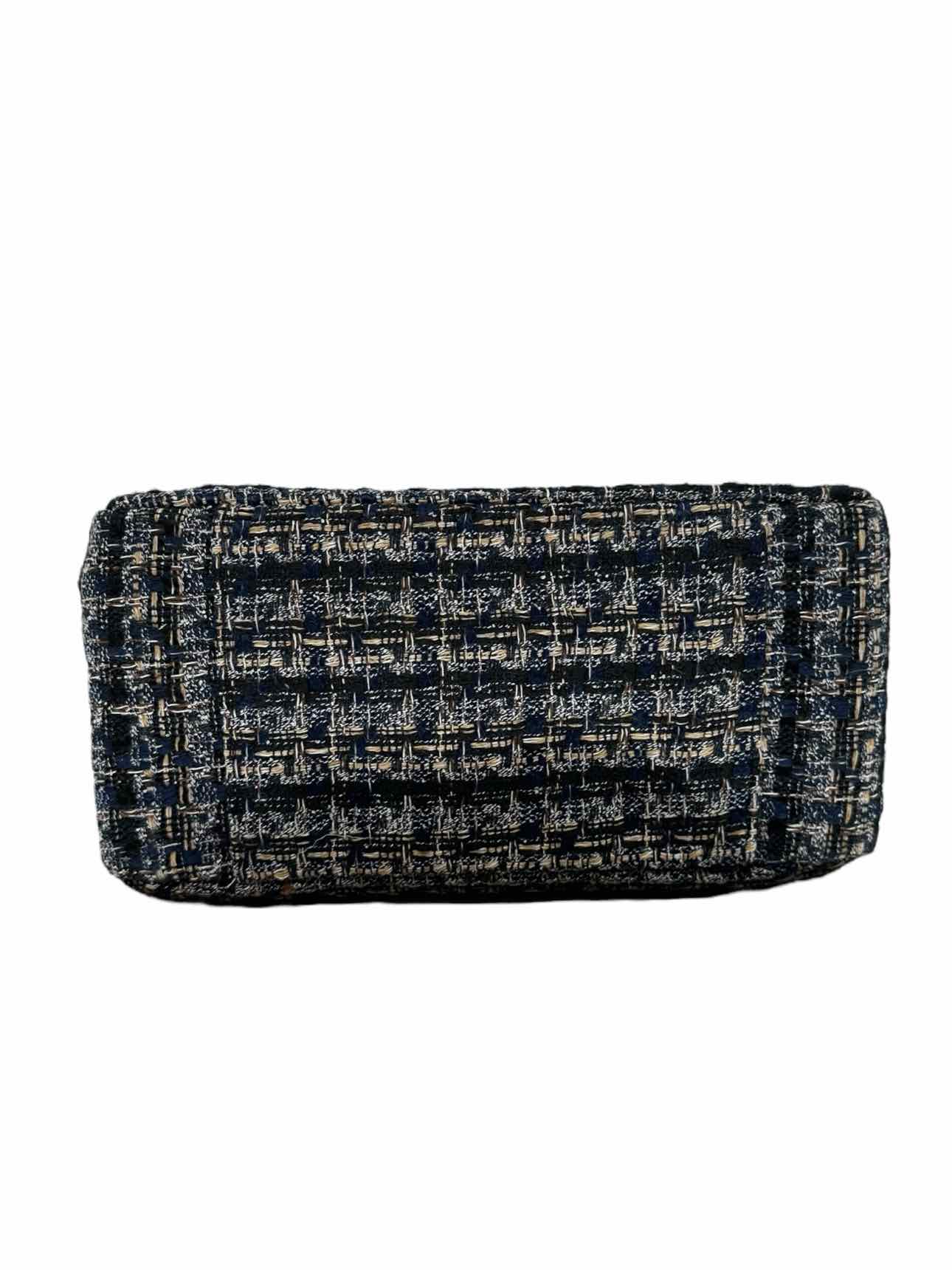 J. Crew Blue Double Handle Tweet Tote **NEW**
