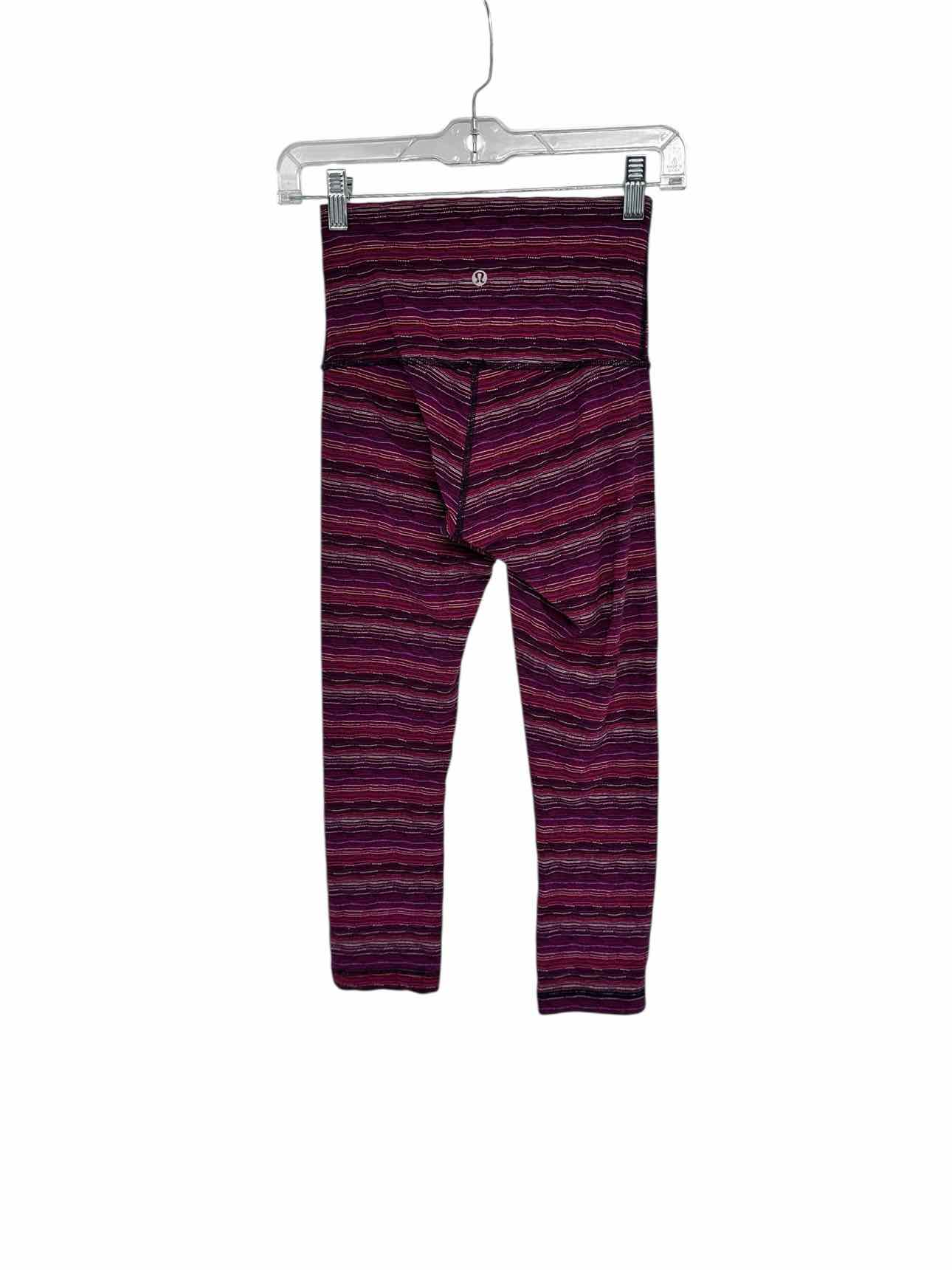 Lululemon Maroon Leggings Size 4
