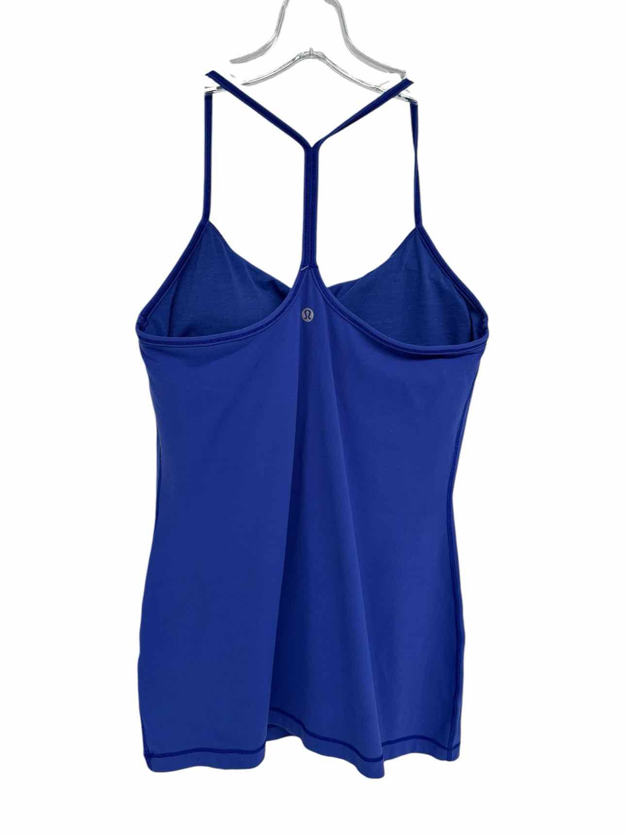 Lululemon Power Y Tank Blue Size 8