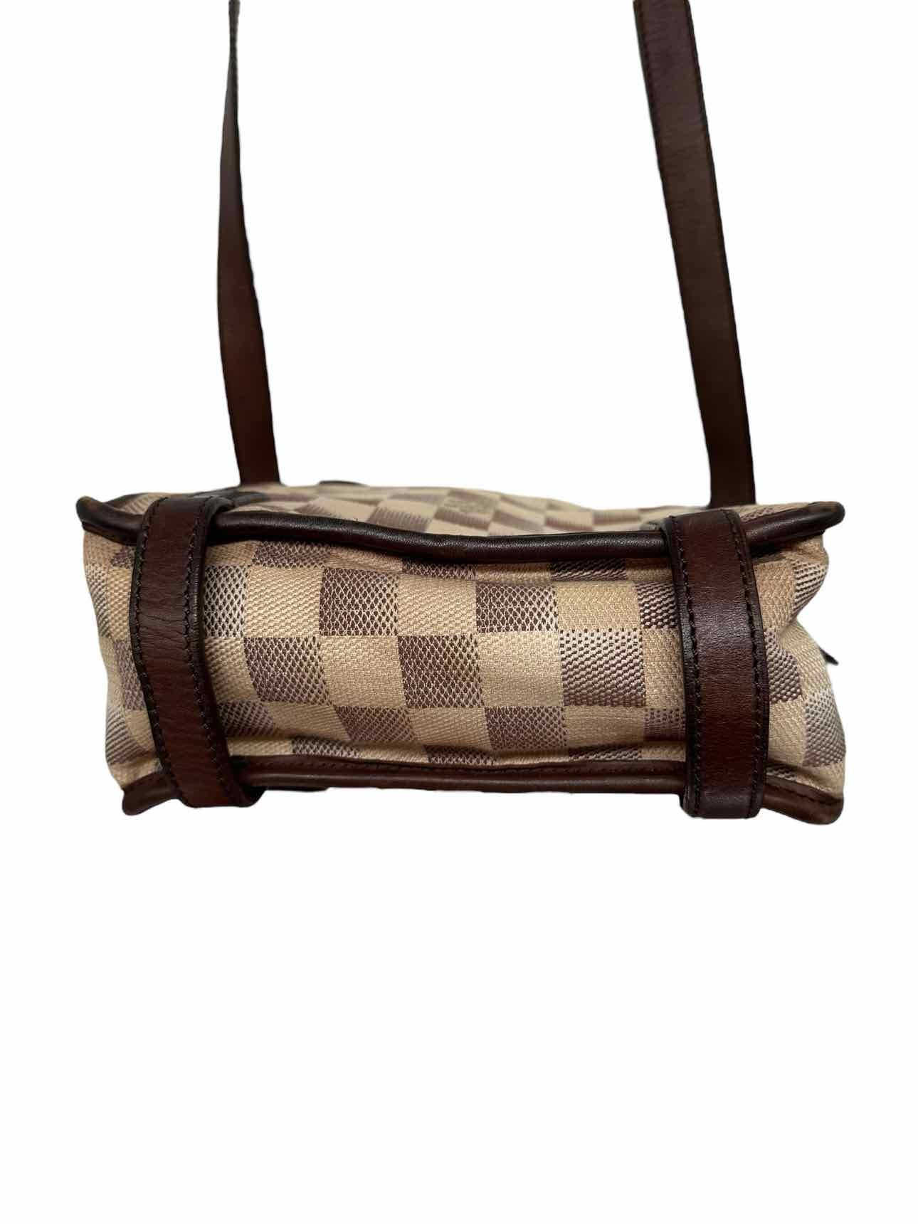 Louis Vuitton Damier Lune Trotteur Beige Leather Crossbody
