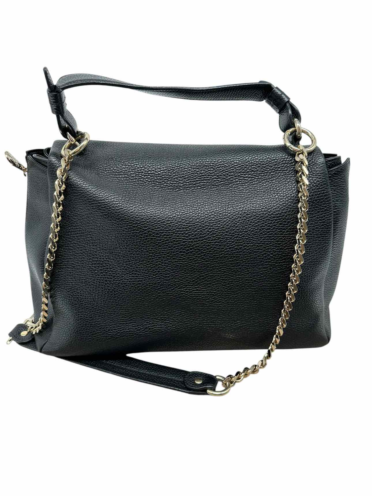 Versace Collection Authentic Vitello Stampa Alce Flap Shoulder Bag