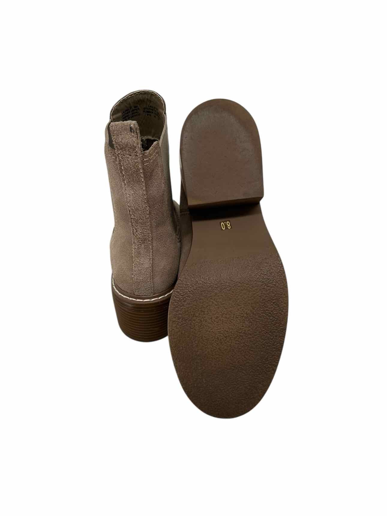 Steve Madden Laurely Chelsea Boot Taupe Shoe Size 8