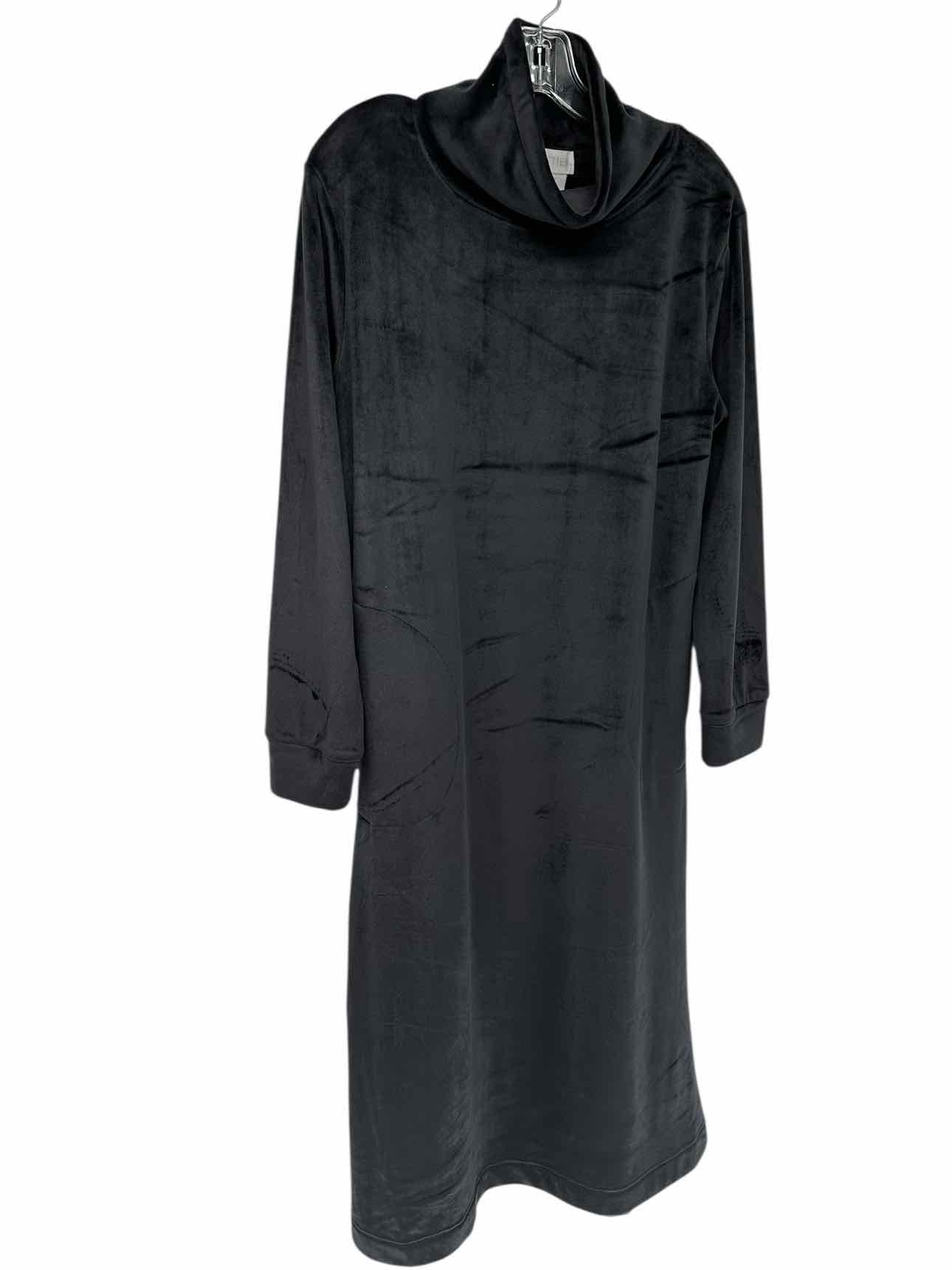 Softies Black Long Sleve Dress Size M