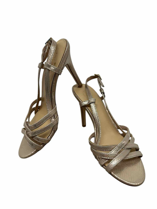 Kate Spade Debbie Strappy Stilettos Gold Shoe Size 10