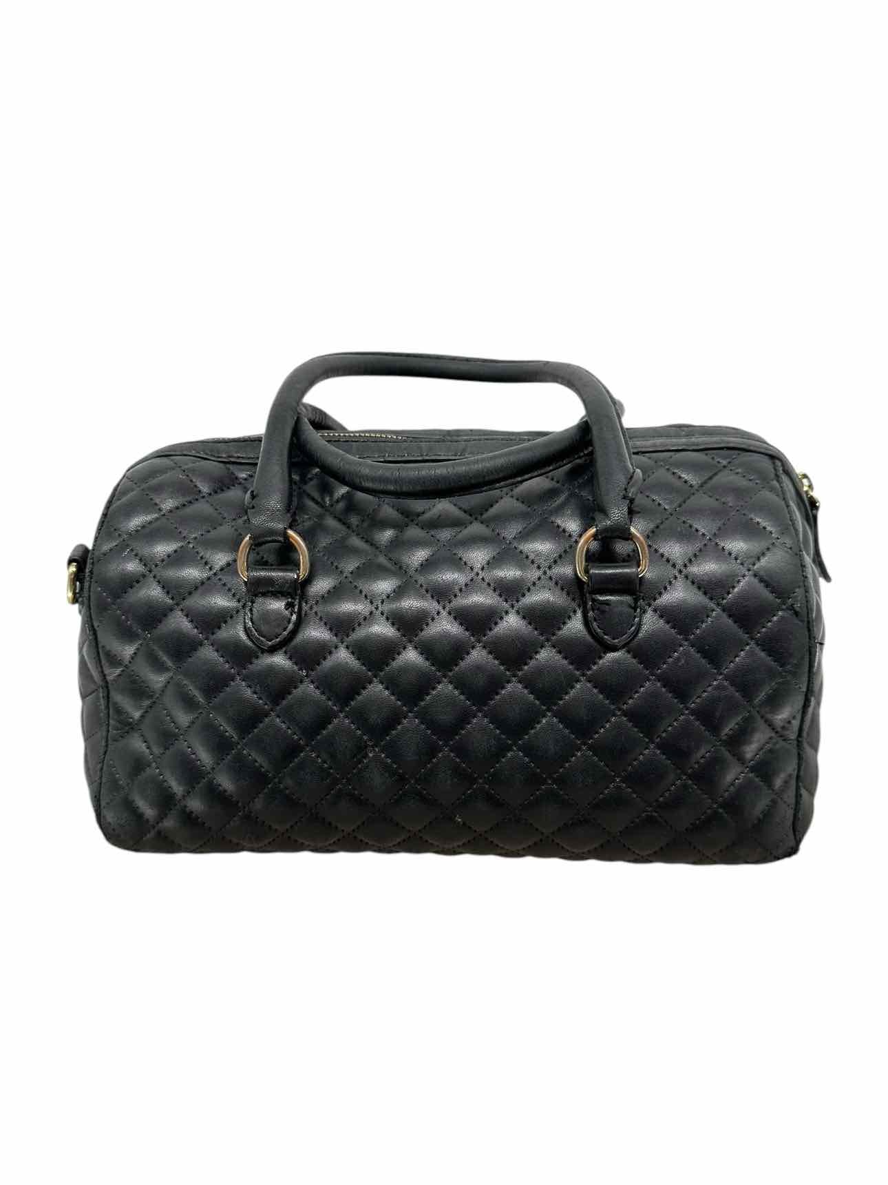 Talbots Black Leather Satchel