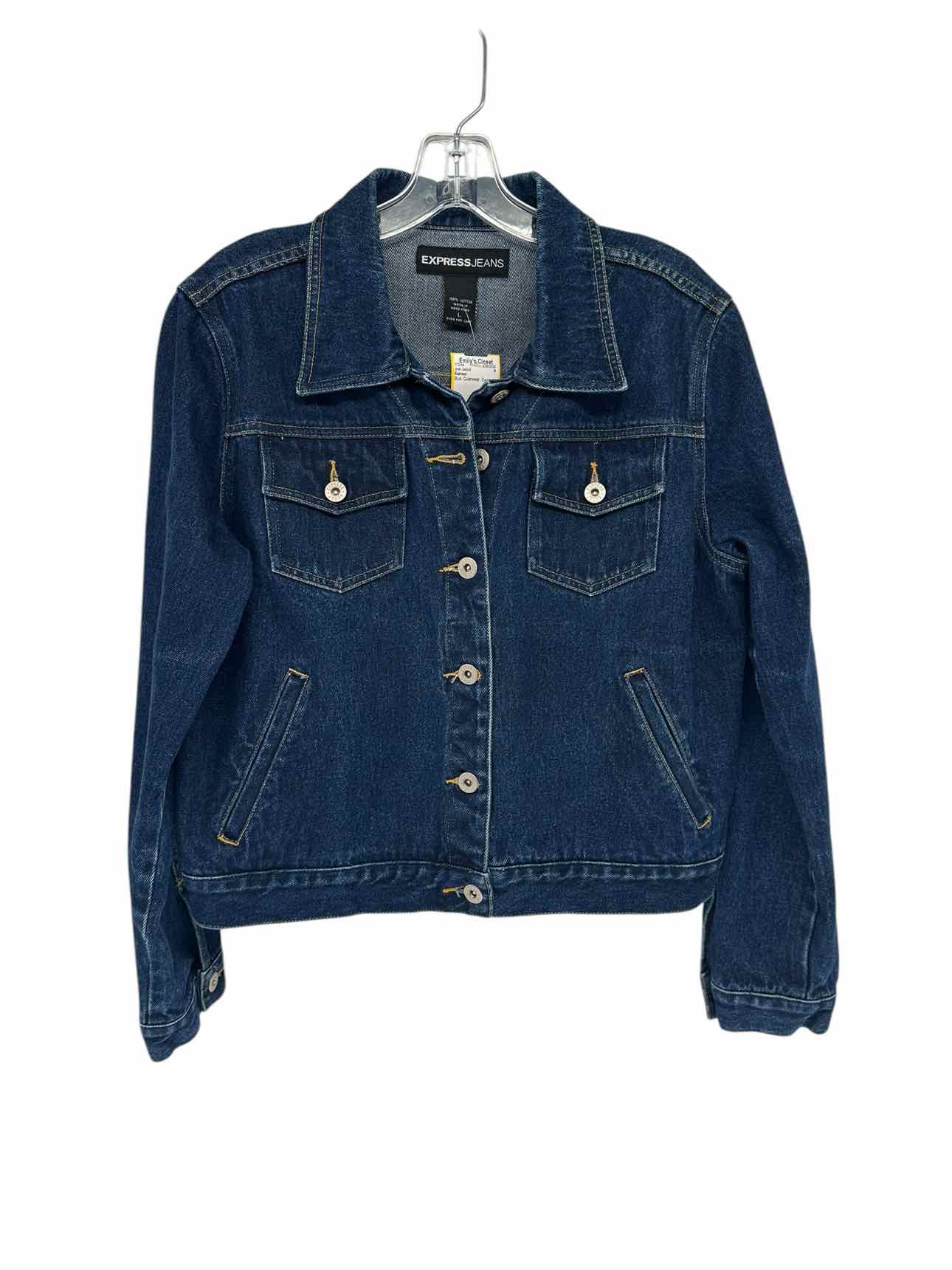 Express Blue Jean Jacket Size L