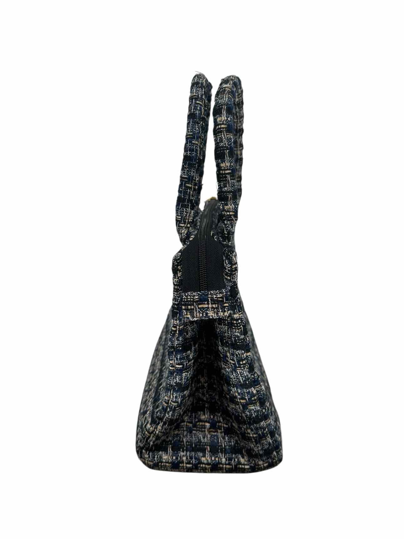 J. Crew Blue Double Handle Tweet Tote **NEW**