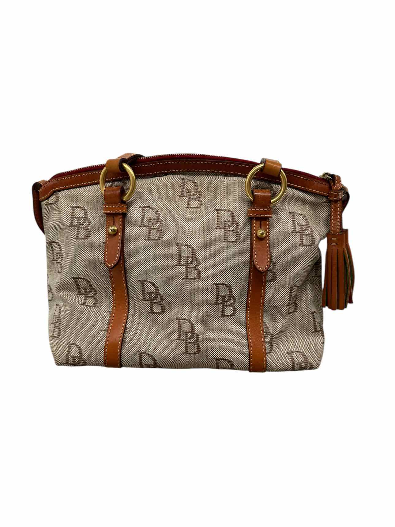 Dooney & Bourke Florentine Front Pocket Signature Tassel Satchel