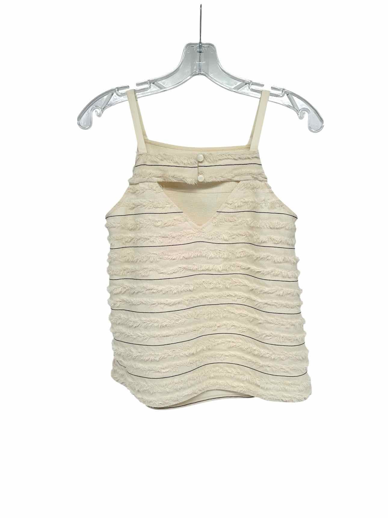 Maeve Anthropologie Off-White Tank Top Size 2