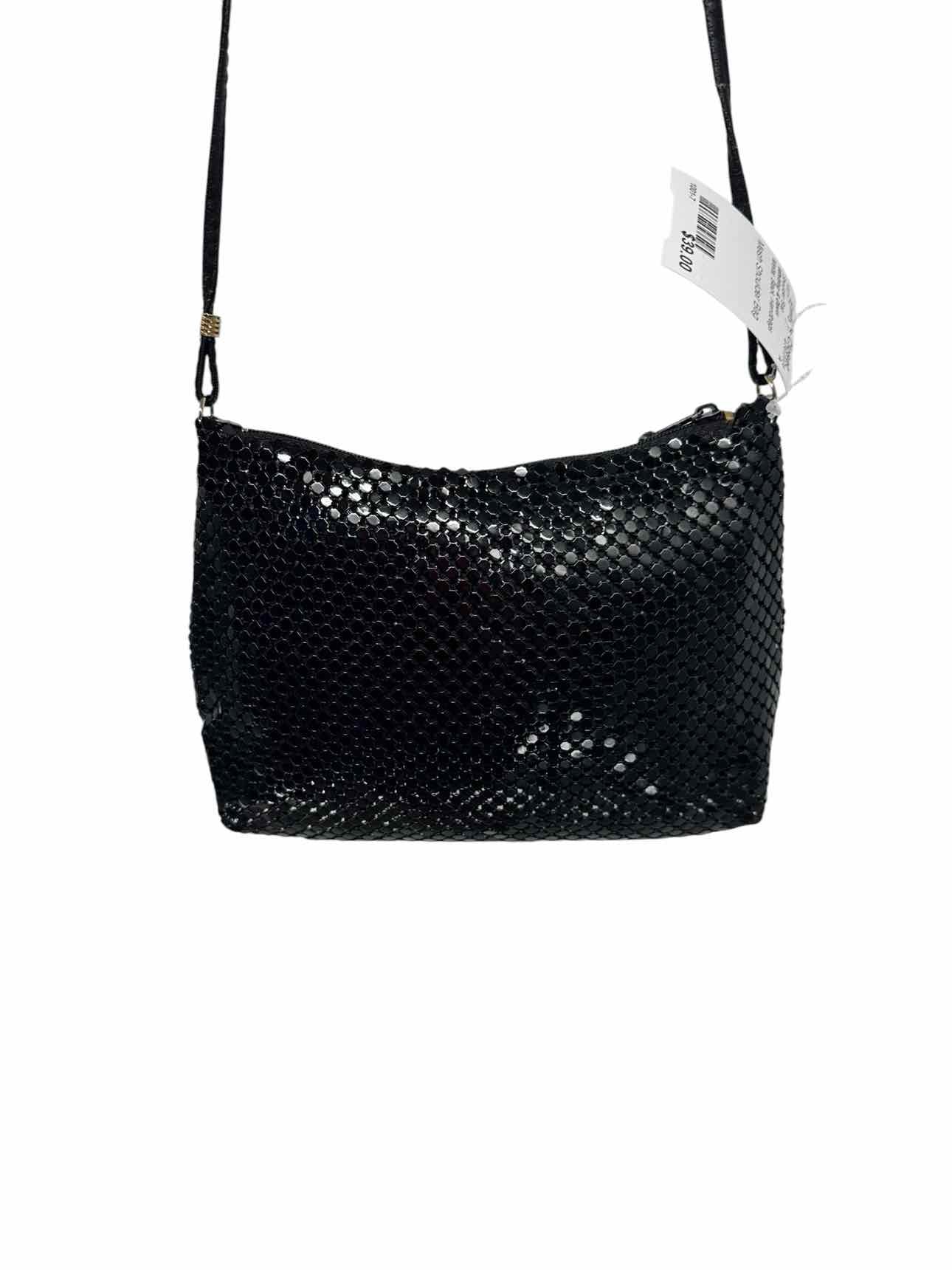 Whiting & Davis Black Metal Mesh Shoulder Bag