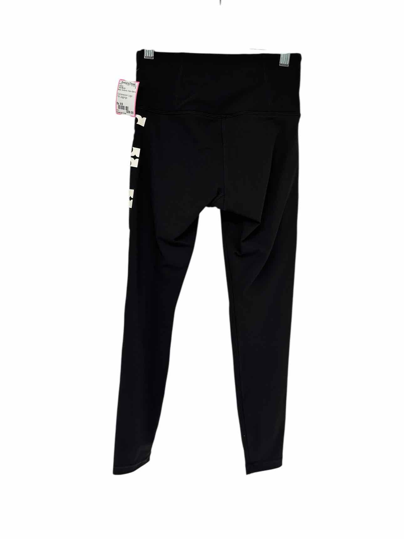 Tory Burch Compression Logo 7/8 Leggings Black Size XS
