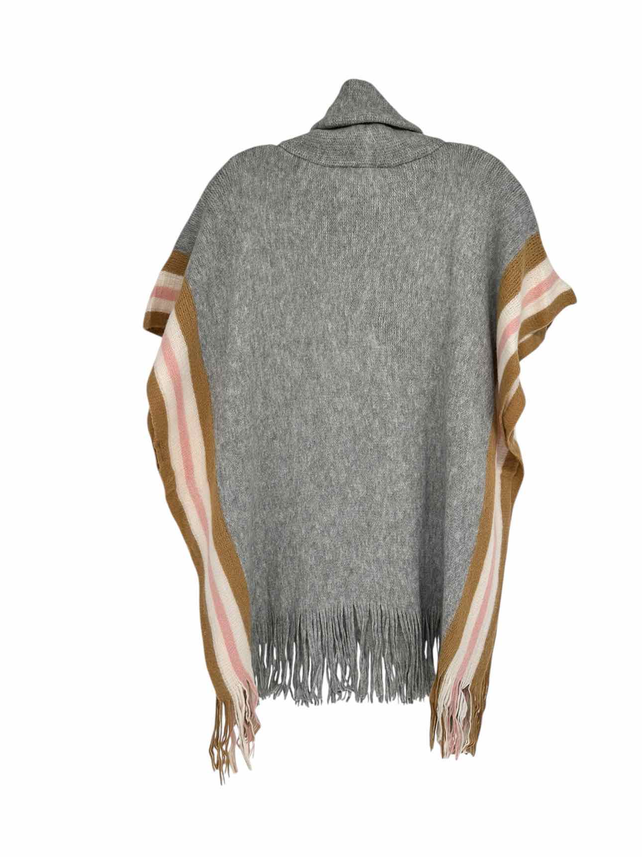 Coco + Carmen Gray Cowelneck Shawl One Size **NEW**