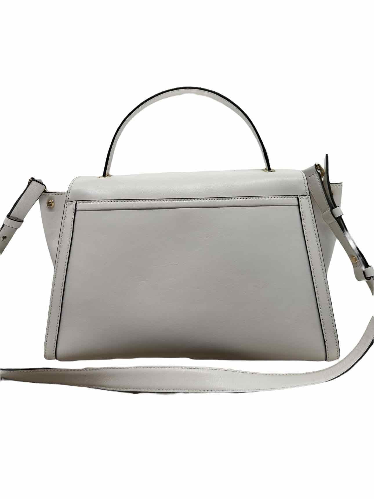 Michael Kors Off-White Leather Satchel