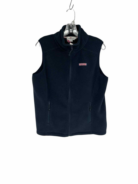 Vineyard Vines Navy Fleece Vest Size M
