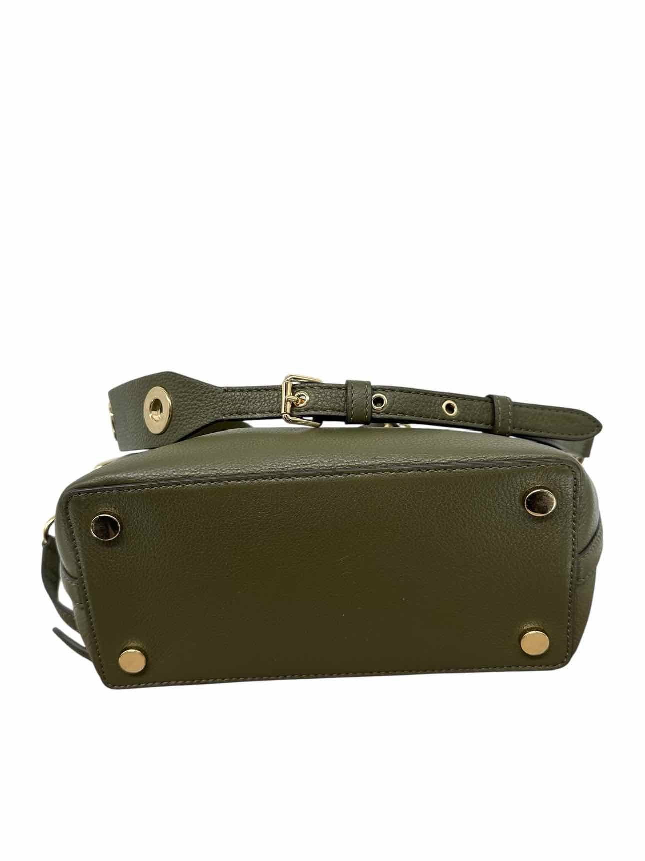 Michael Kors Brooklyn Small Satchel Olive Leather