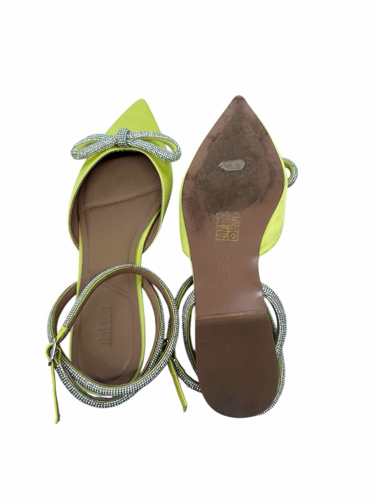 Anthropologie Bibi Lou Yellow Flats Shoe Size 7.5