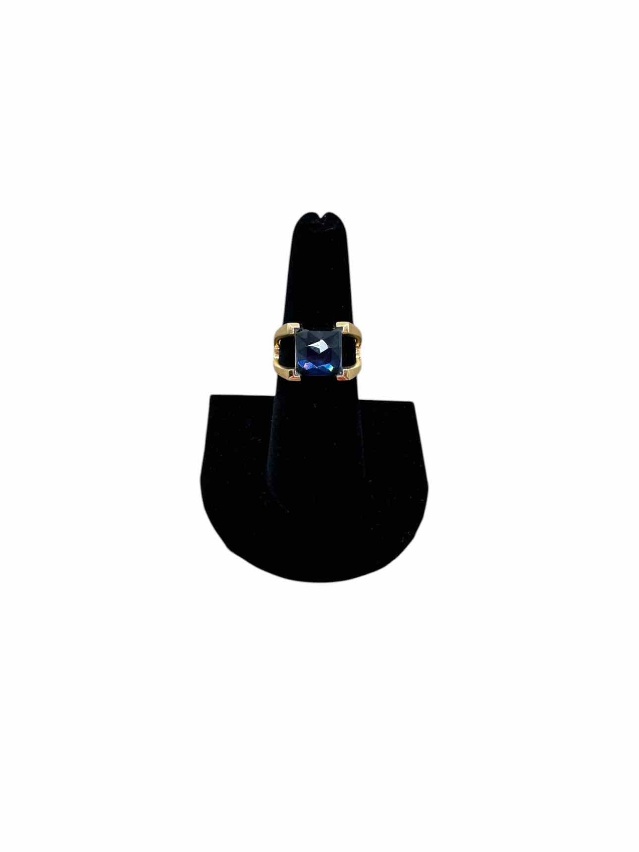 Dean Davidson Mini Plaza Ring in Celestial Blue