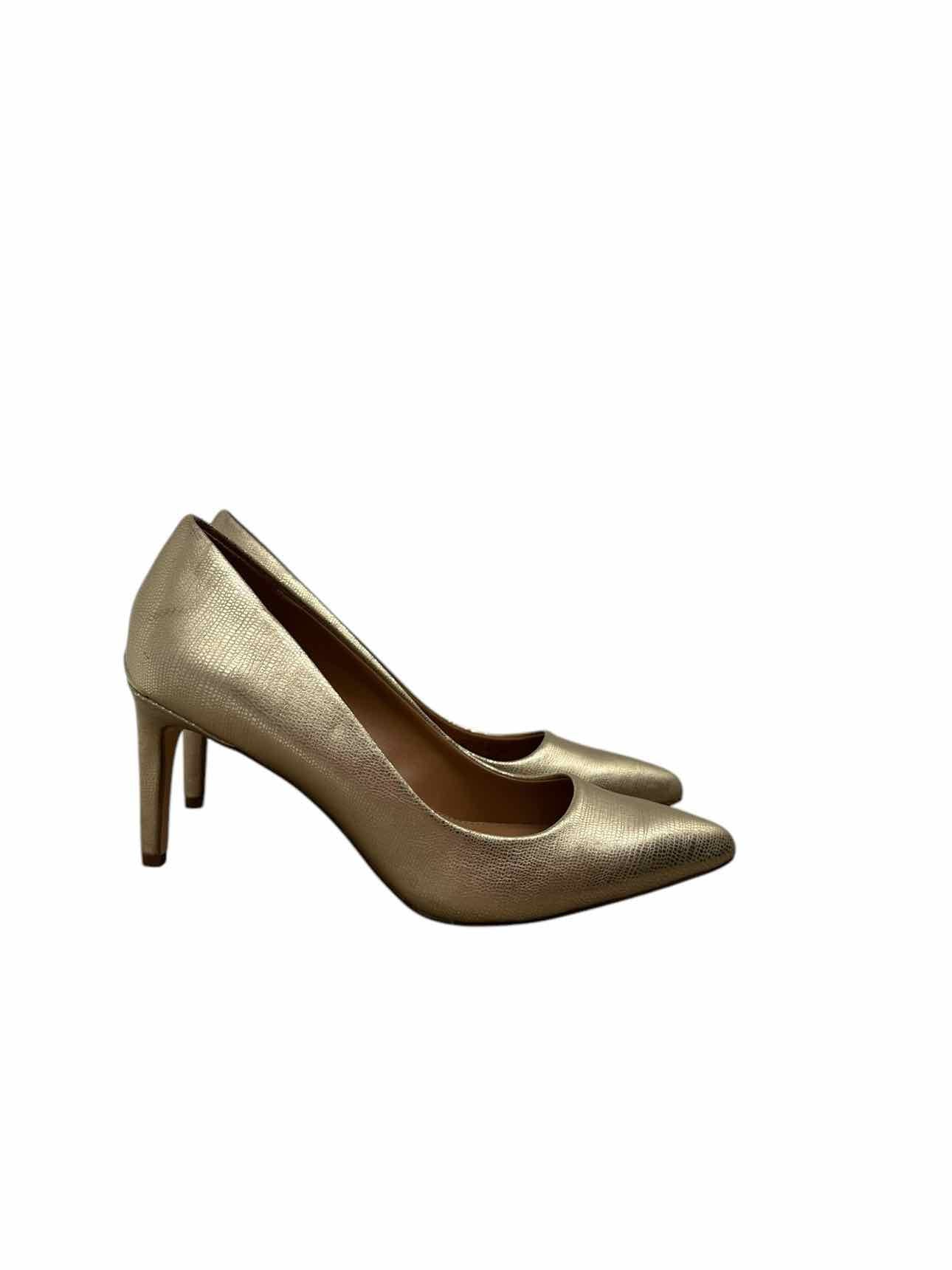 Calvin Klein Kirsten Metallic Gold Pumps Shoe Size 7.5