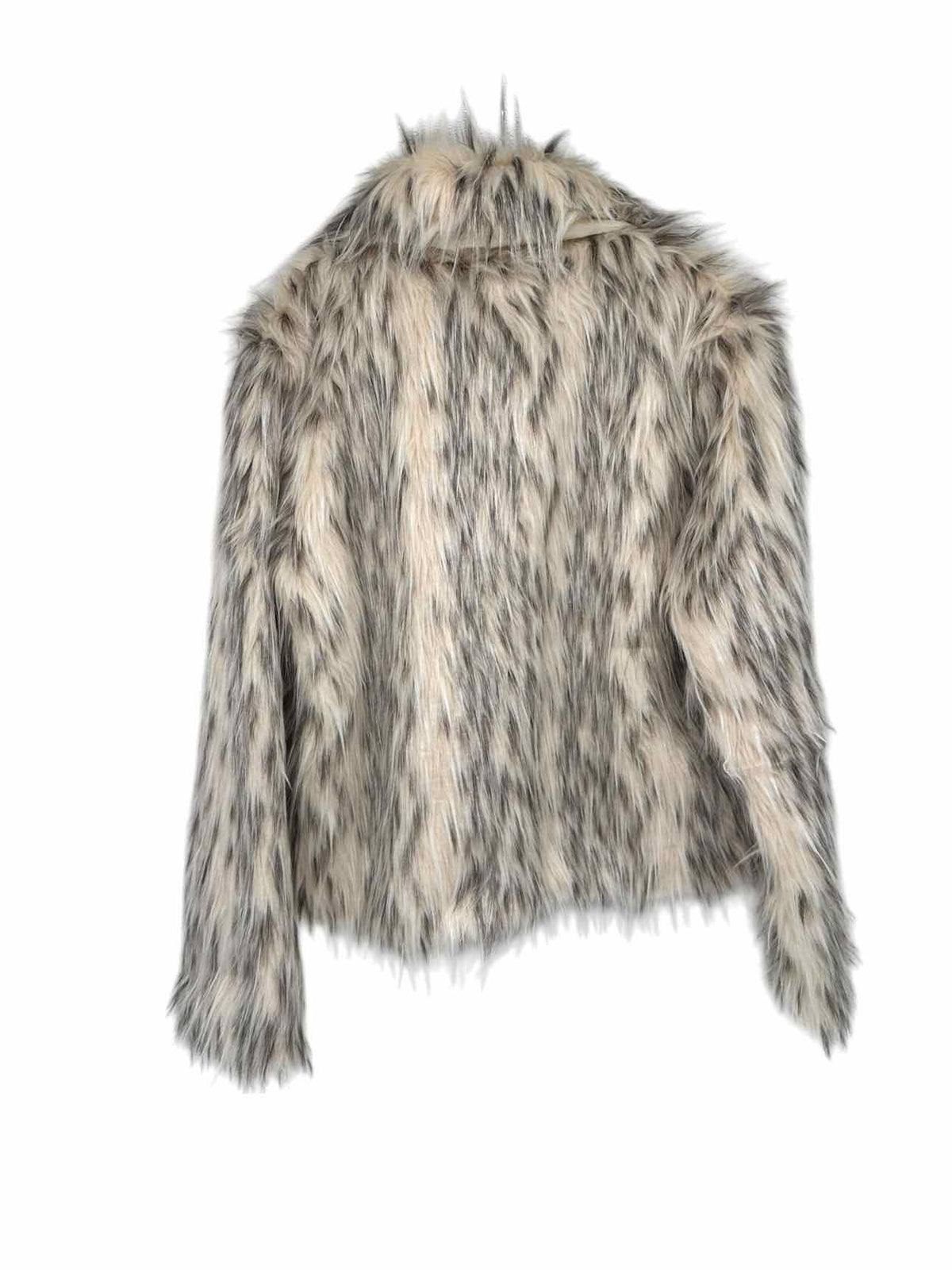Coco +  Carmen Gianna Hairy Faux Fur Jacket Size S/M **NEW**