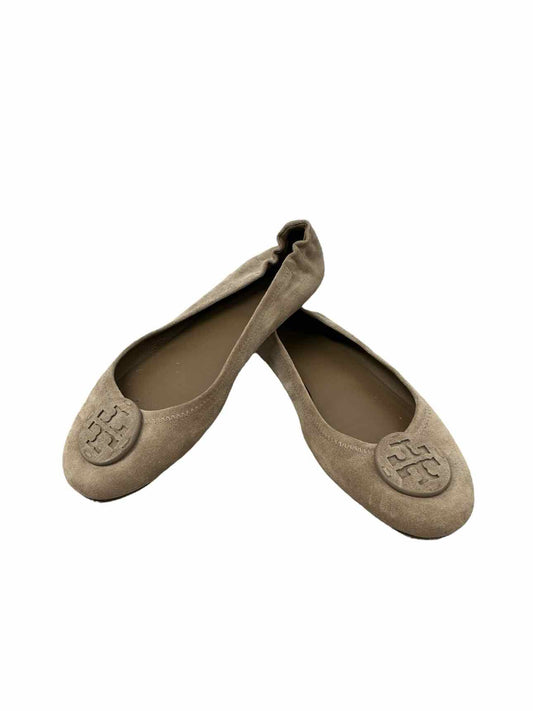 Tory Burch Reva Ballet Flat Beige Shoe Size 10