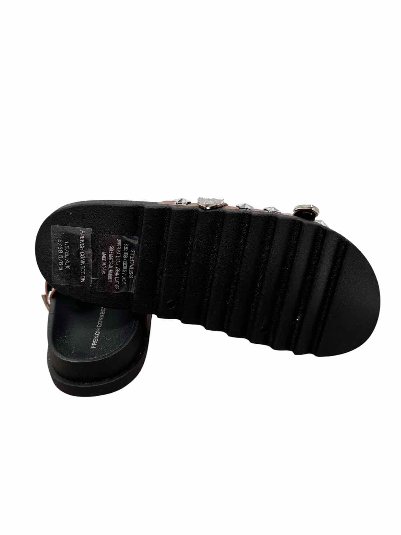 French Connection Western Slides Tan Shoe Size 8 **NEW**