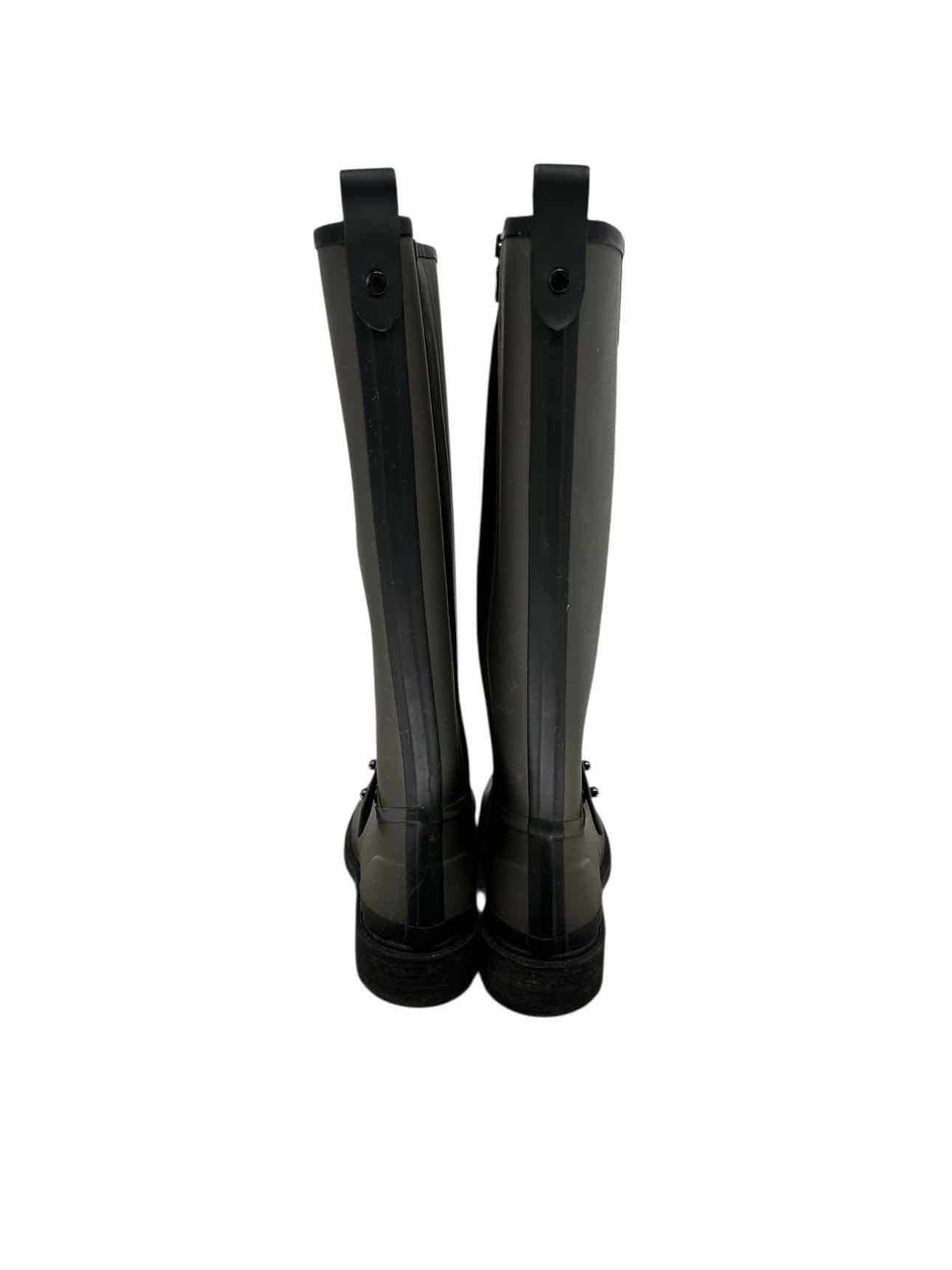 Rag & Bone Riding Rain Boots Gray Shoe Size 6.5
