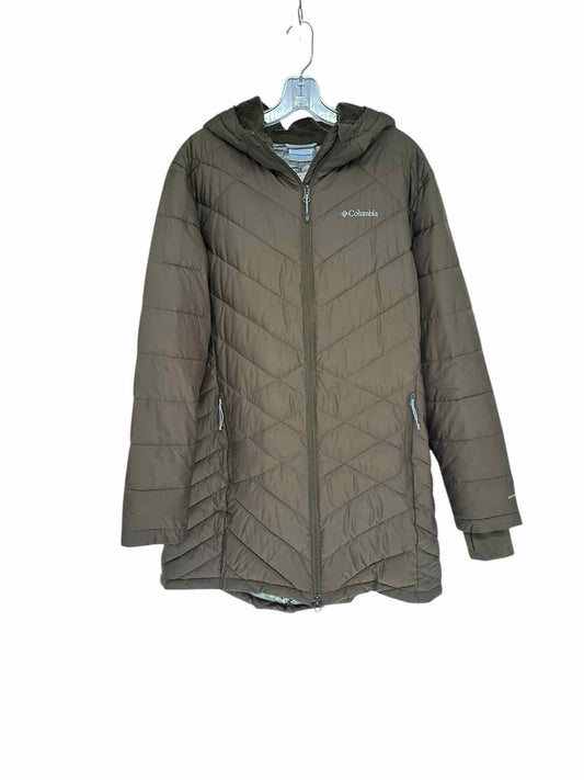 Columbia Omni-Heat Green Coat Size 1X
