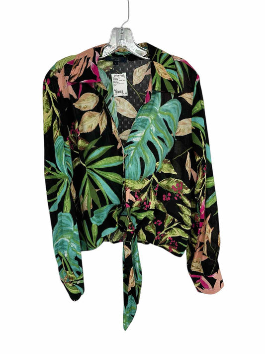 Rachel Zoe Multi-Color Long Sleeve Top Size L