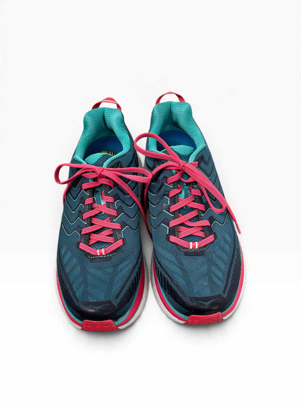 Hoka One One Clifton 4 Teal Sneakers Shoe Size 8D