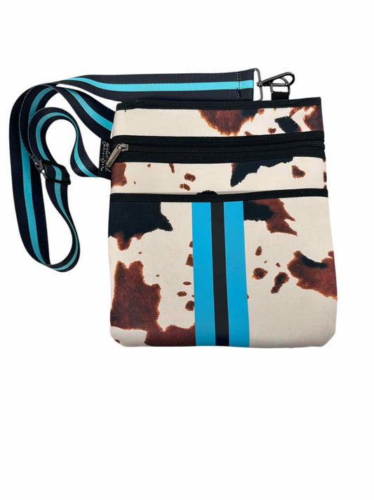 Girlie Girl Originals Cow Print Neoprene Crossbody
