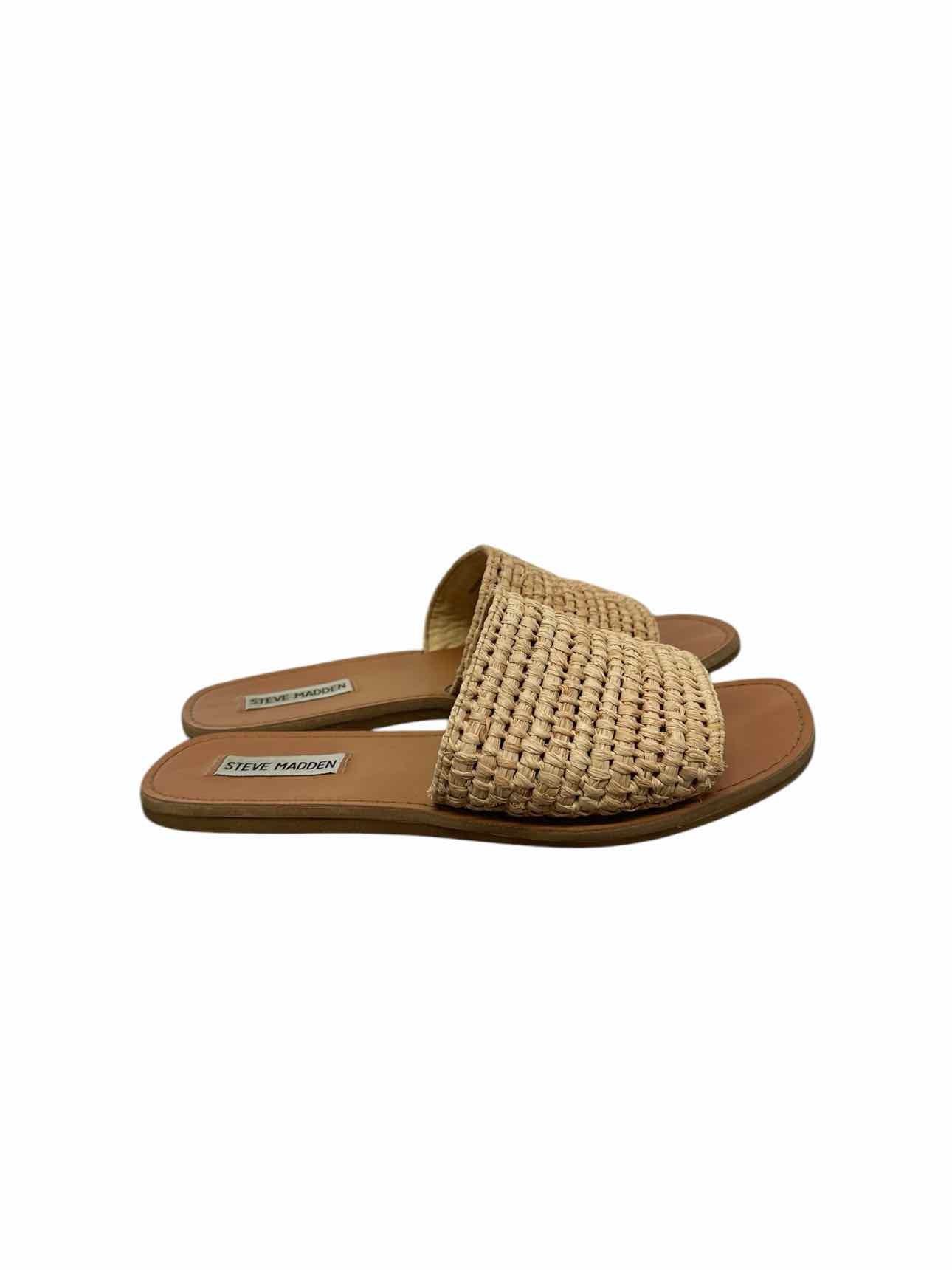 Steve Madden Tide Beige Sandals Shoe Size 7.5