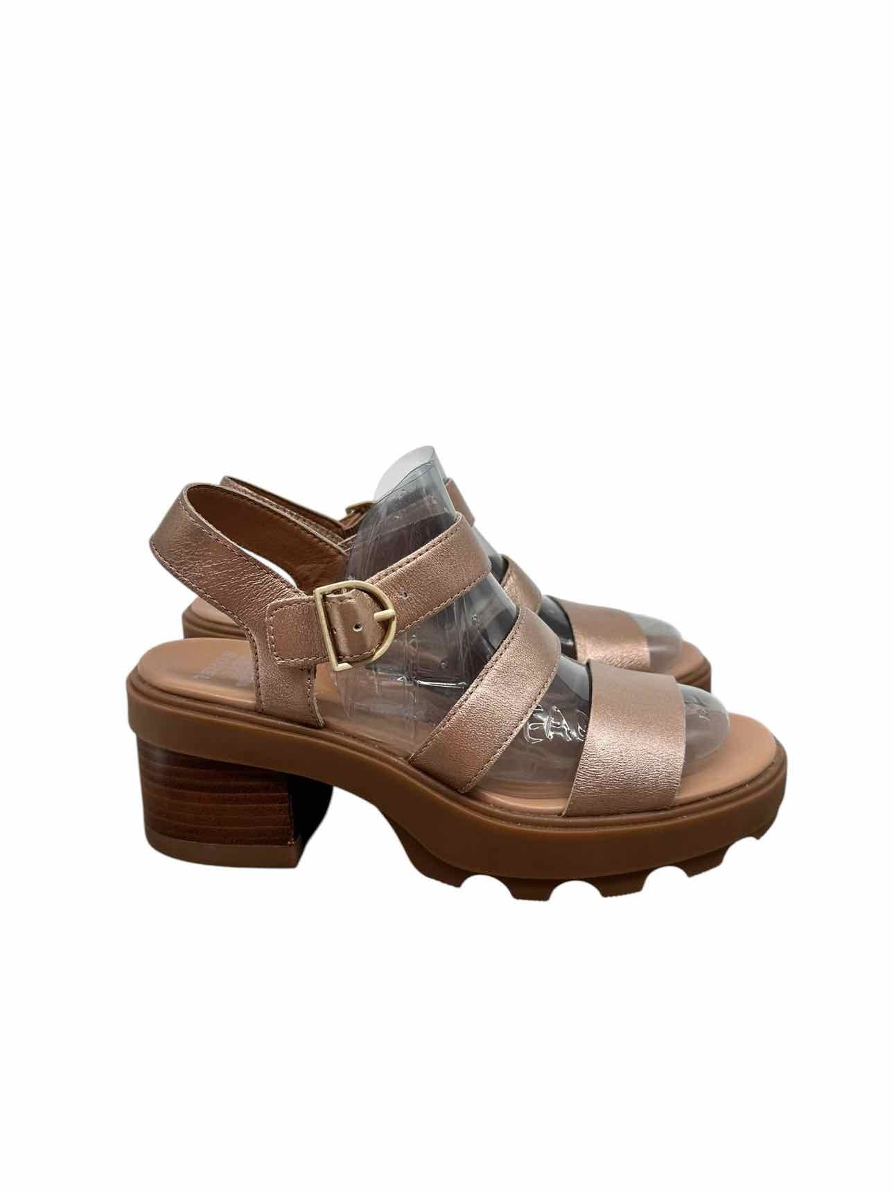 Sorel Joanie Sandals Bronze Shoe Size 7.5
