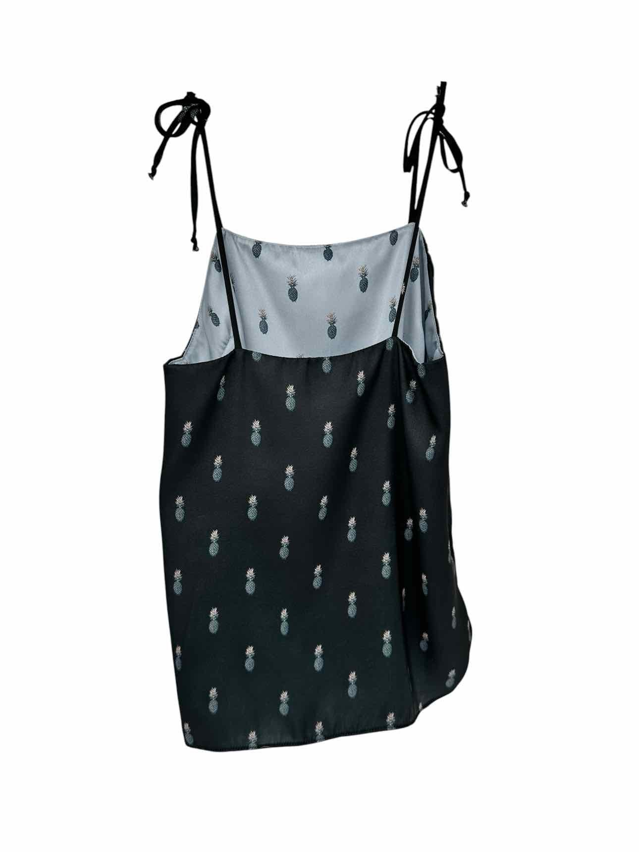 Sam & Lavi Anthropologie Reversible Pineapple Print Tank Top Size XS