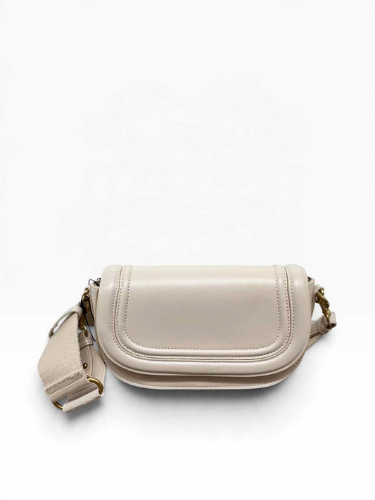 Zara Off-white Faux Leather Crossbody  **NEW**