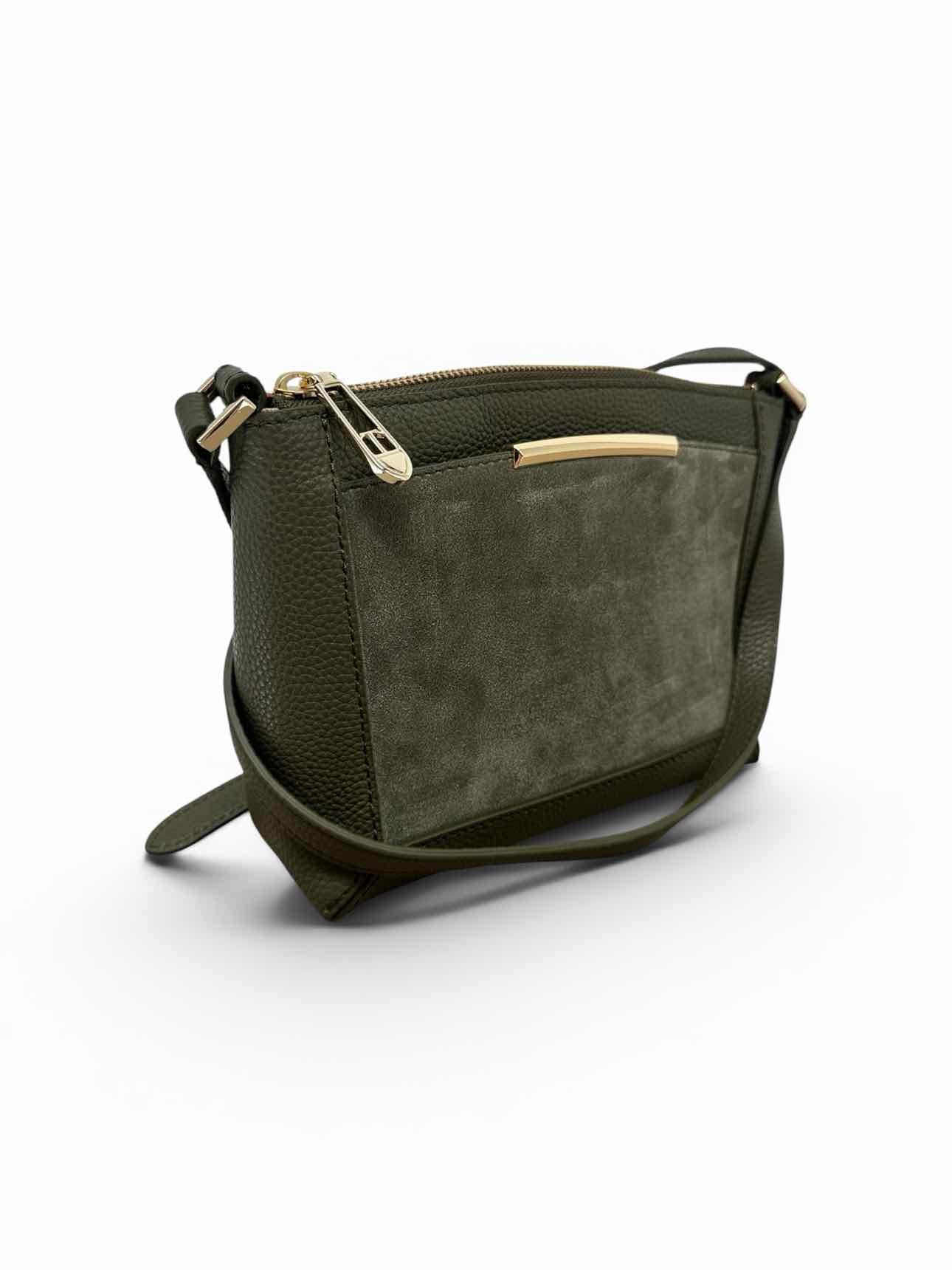 Talbots Olive Leather Crossbody