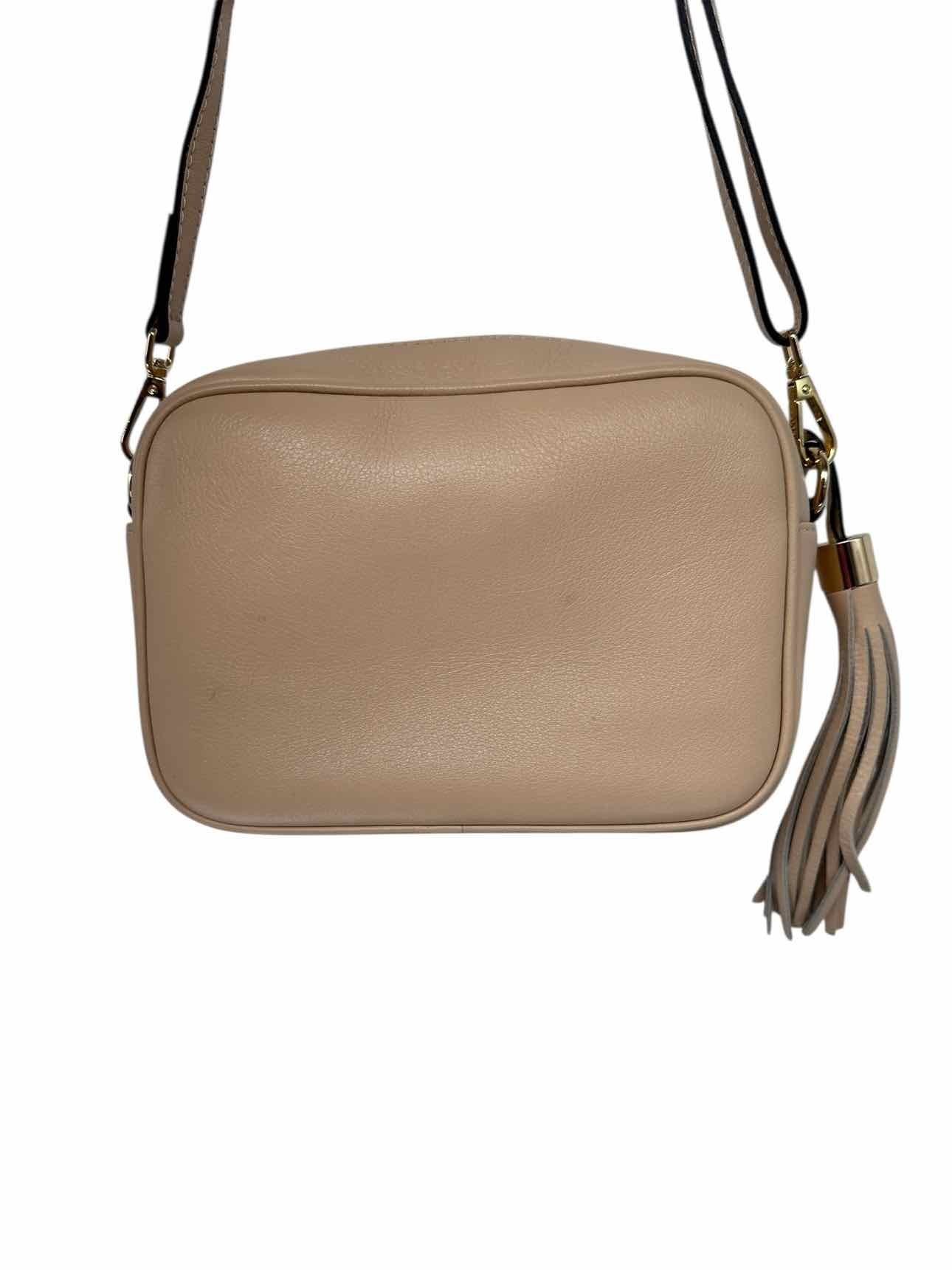 Valentino by Mario Valentino Mia Signature Beige Leather Camara Bag