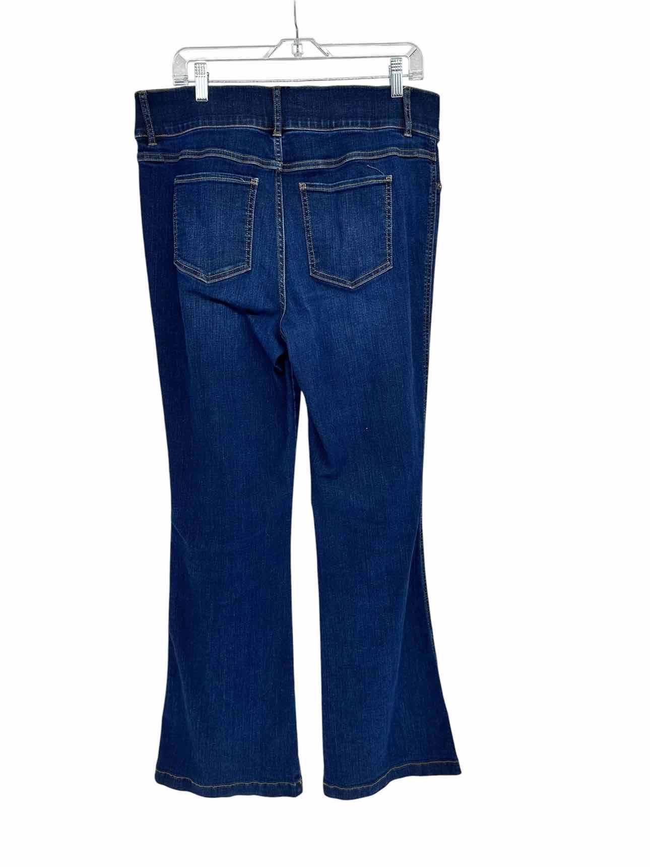 Spanx Blue Pull-on Jeans Size 1X