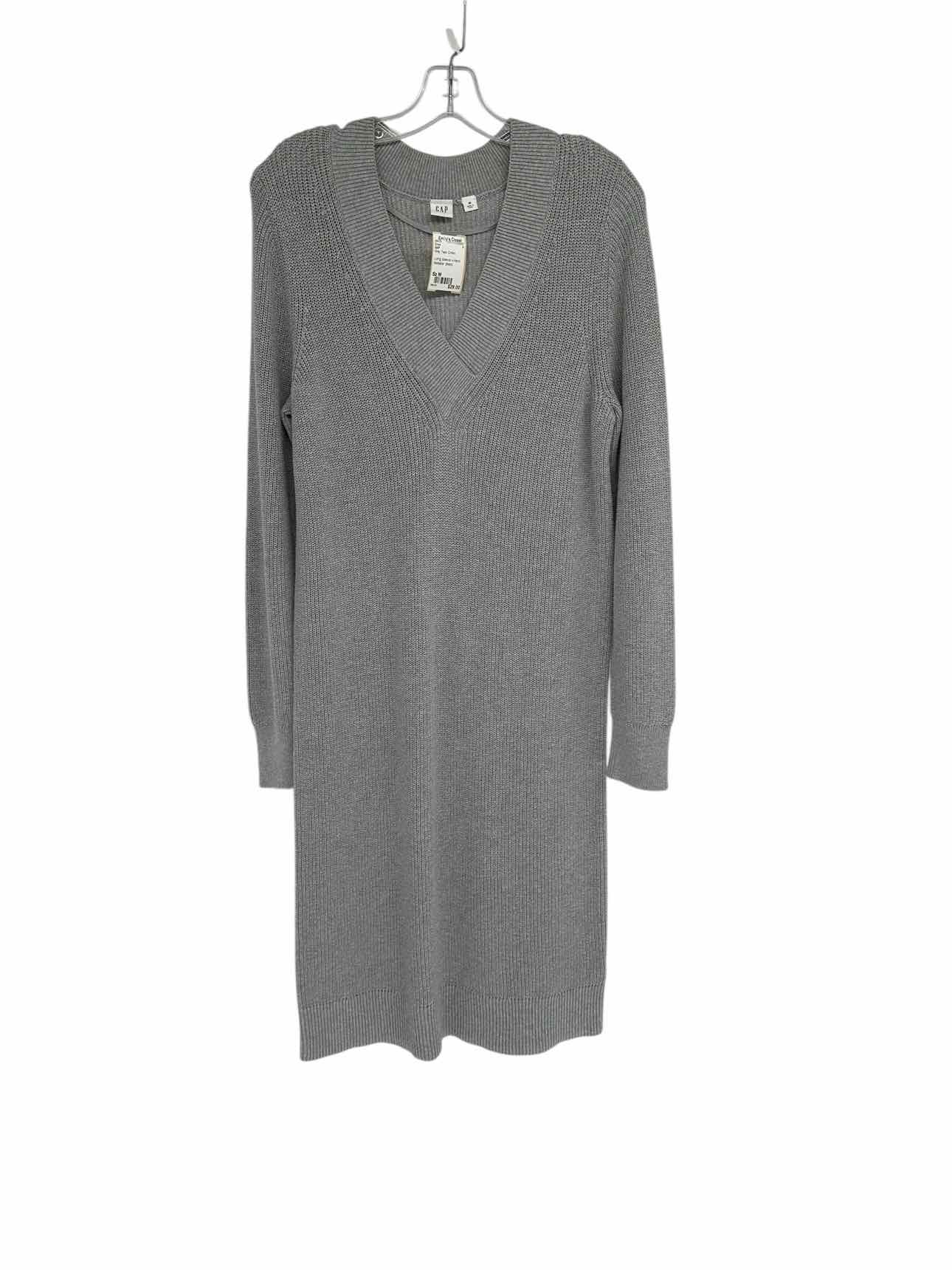 GAP Gray Long Sleeve Sweater Dress Size M