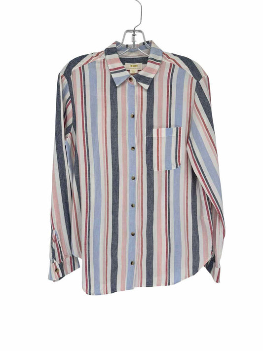 Maeve Multi-Color Size S Long Sleeve Top