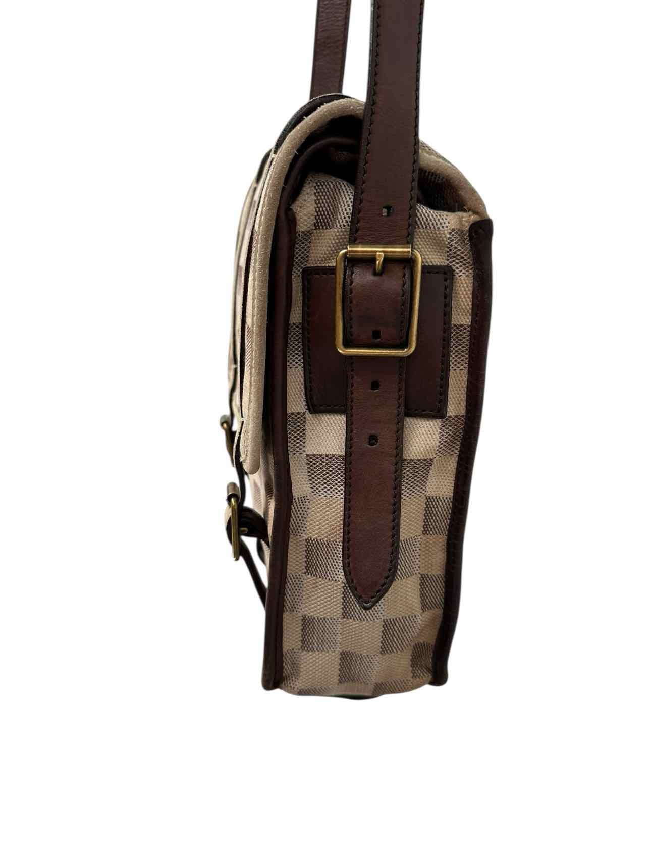 Louis Vuitton Damier Lune Trotteur Beige Leather Crossbody