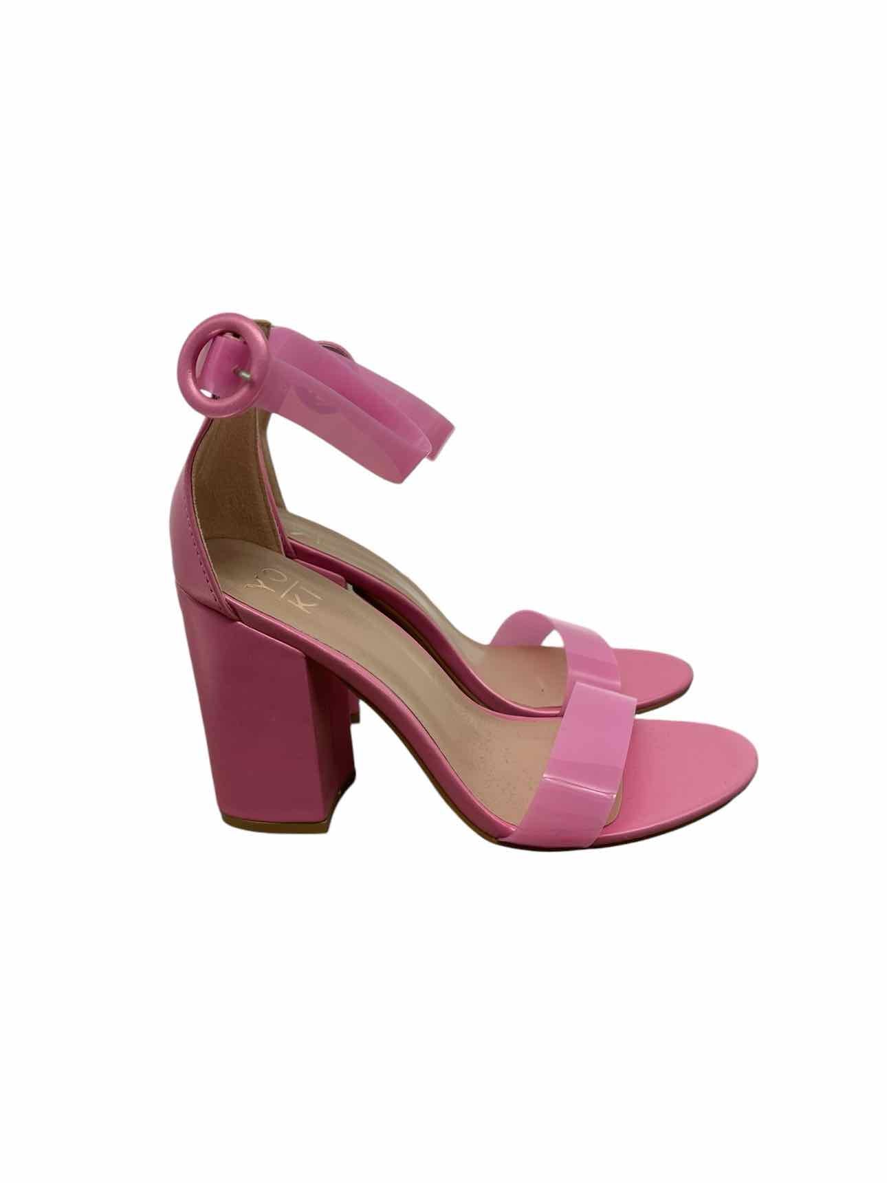 Yo Ki Pink Block Heel Dress Sandal SIZE 7.5