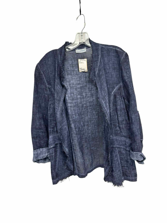 White Mykonos Navy Size S Jacket