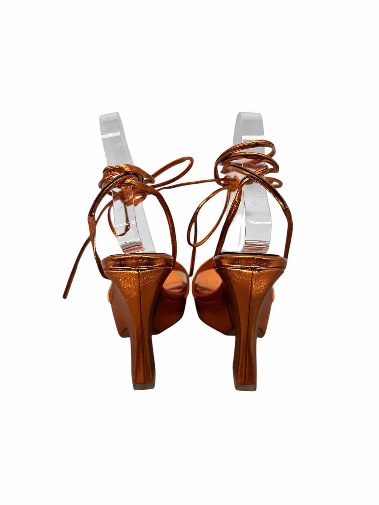 Jeffrey Campbell Copper Dress Sandal Shoe Size 7.5