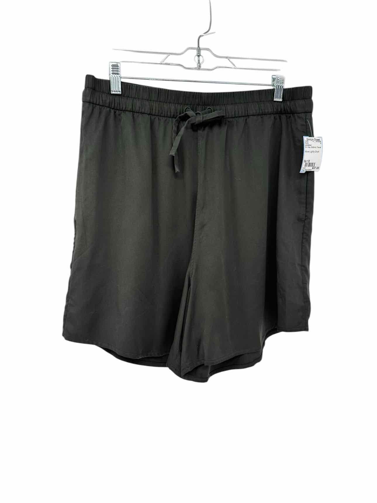 Lululemon Move Lightly Short Dark Gray Size 12
