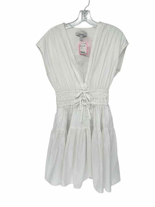 Derek Lamb 10 Crosby Tora Mini White Dress Size 2