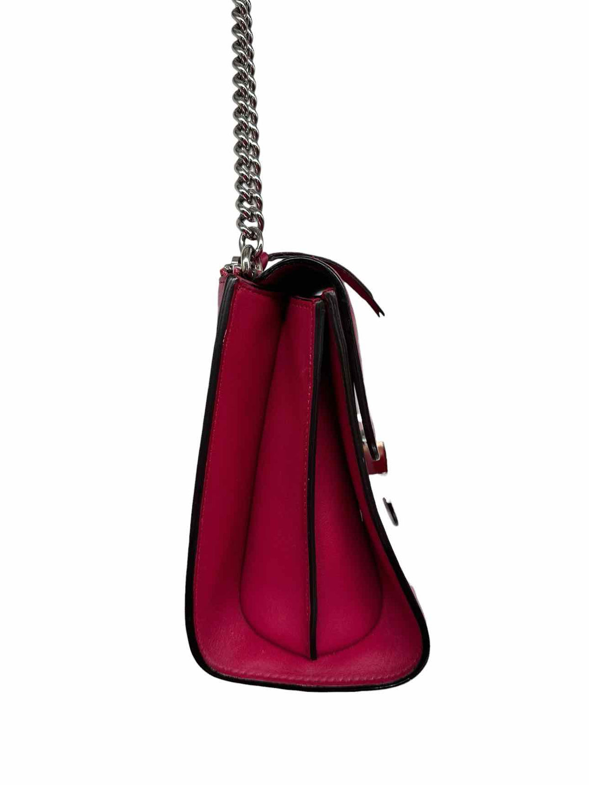 Gucci hade Lux Calfskin Interlocking G Shoulder Bag in Petunia
