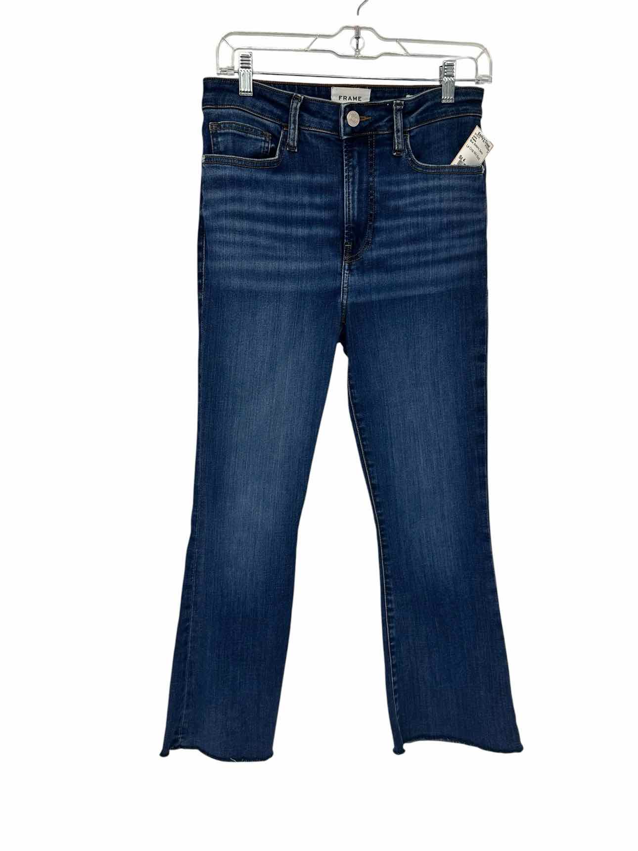 Frame Le Crop Mini Boot Blue Size 4 Jeans