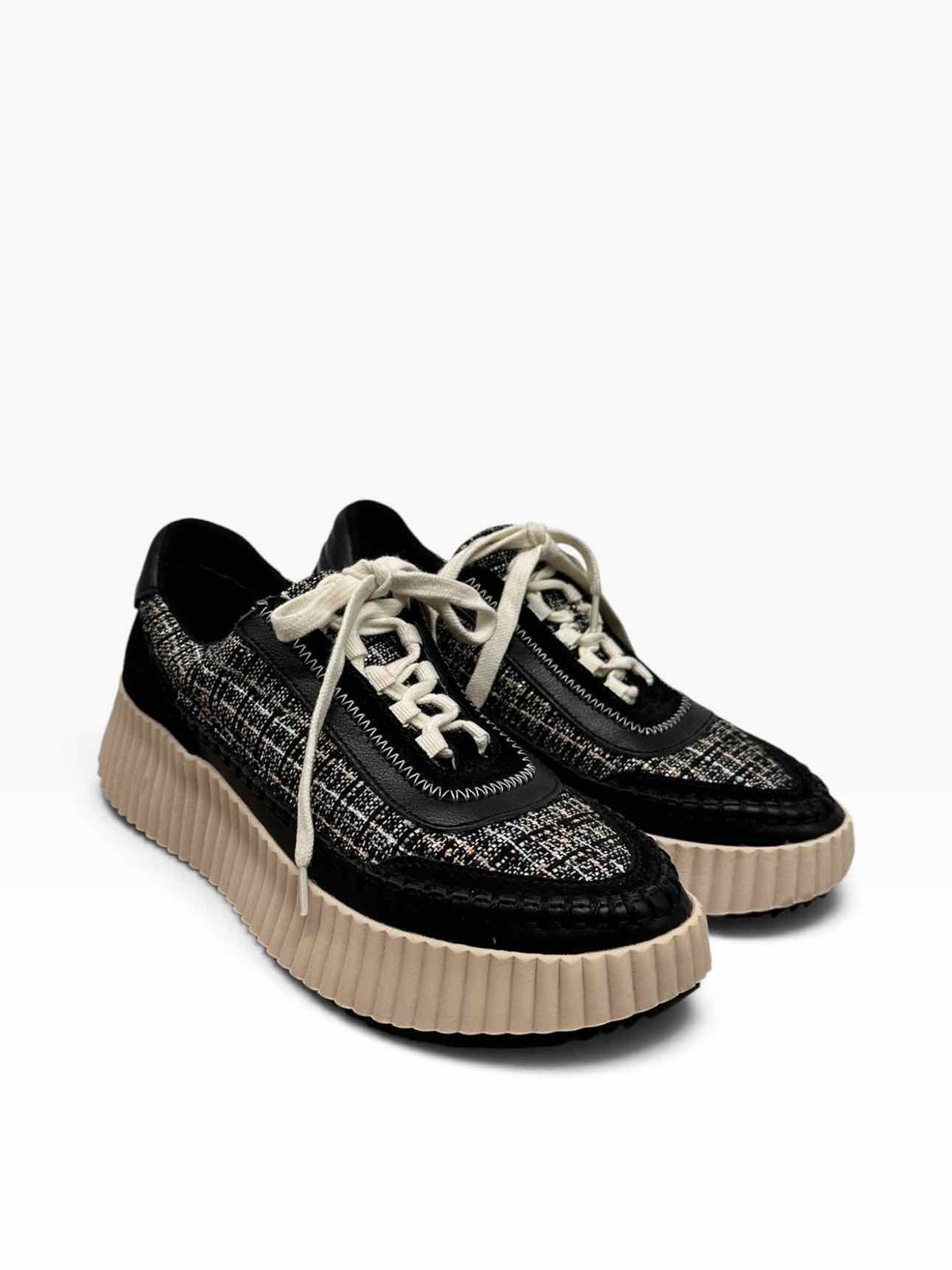 Dolce Vita Dolen Platform Sneaker Black Shoe Size 8 **NEW**